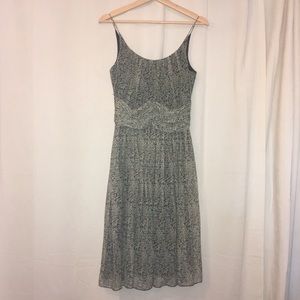 Anthropologie Anna Sui Silk floral midi dress